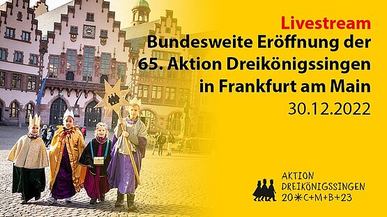 Bundesweite Eröffnung der Aktion Dreikönigssingen in Frankfurt